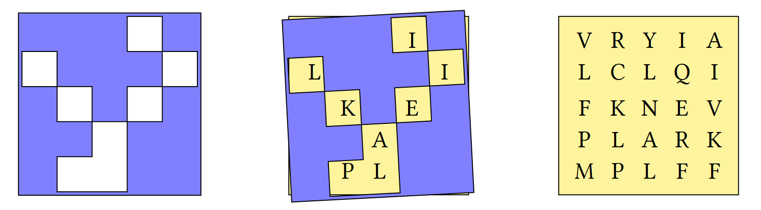 A grille and grid cypher